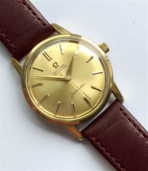 vintage omega seamaster gold plated watch|Omega Seamaster 120 vintage price.